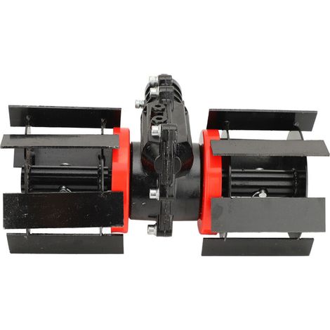 Lawnmower Roller Attachment, Straight Weeding Wheel, 14cm Weeding Wheels, 9 Teeth for Loosening Trenches (1/5)