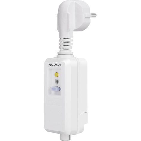 Disjoncteurs Adaptateur Différentiel RCD Plug 16 Amp Pour Appareils Ménagers et Outils - Blanc (1/5)
