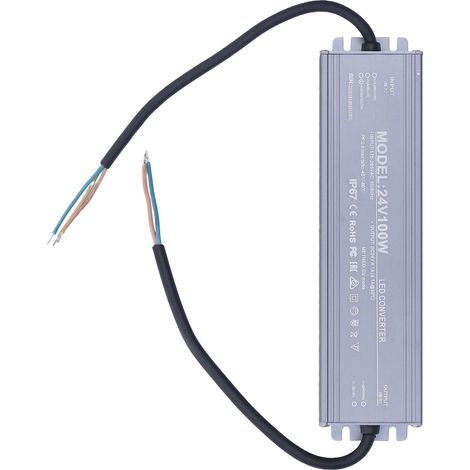 IP67 wasserdichtes 24V 4,1A LED-Netzteil, Kupferkabeltransformator, AC170-265V Eingang, Stromversorgung für LED-Streifen (1/5)