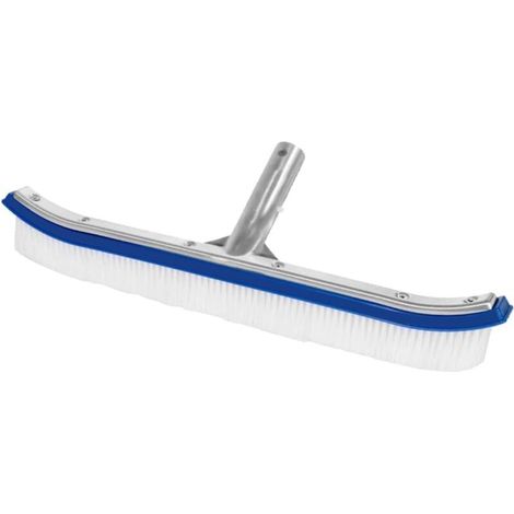 Cepillo de limpieza para piscinas de aluminio de 18 pulgadas para piscinas, spas, bañeras, paredes, azulejos y suelos. (1/4)