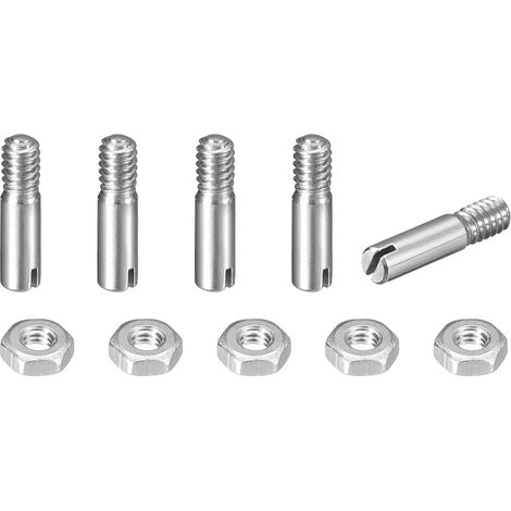 5Pcs Goujon Cylindrique À Fente M2 x 8mm Acier Inoxydable 304 (1/5)