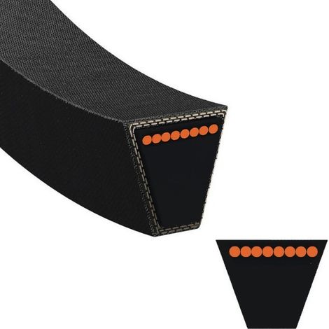 Outils Wolf – Courroie de lame pour tondeuse autoportée – Compatible A80B/A80H/A80K – Courroie d'origine Wolf – Référence 28446