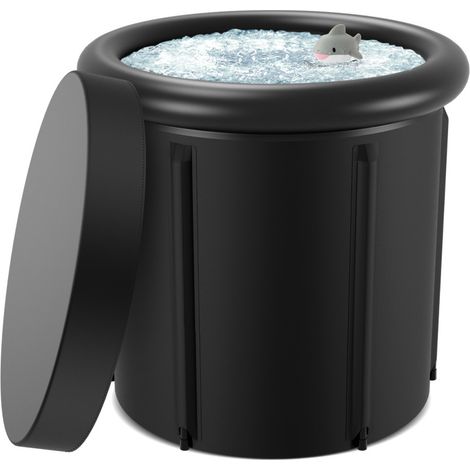 SWANEW Spa gonfiabile Bagno di ghiaccio 390 litri Ø 85 x H78 cm Recupero muscolare Sport (1/5)