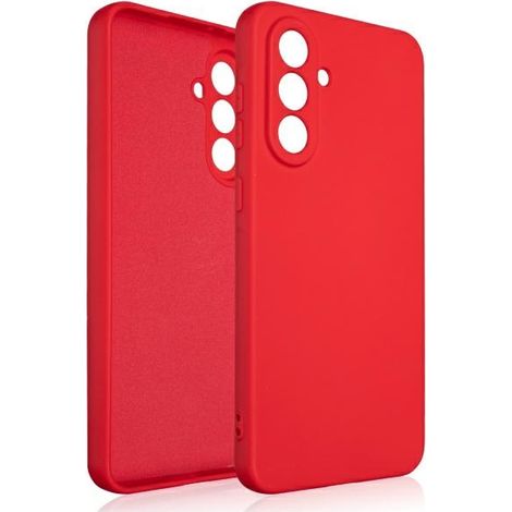 Coque en silicone rouge Beline pour Samsung A56 5G (1/3)