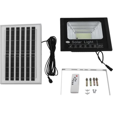 lumineux solaire 8W 6V avec télécommande et minuterie (1/5)