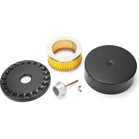 Silencieux filtre d'admission compresseur d'air G1 fileté coque en fer réduction bruit accessoire (1/5)