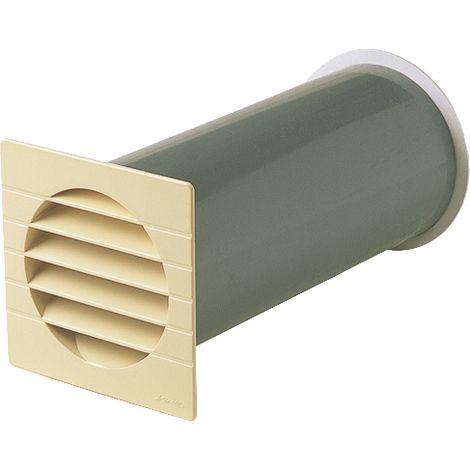 Nicoll – Traversée de mur acoustique Ø160mm – Passage 100 cm² – Isolation 35 dB – Pour intérieur/extérieur – Grilles démontables