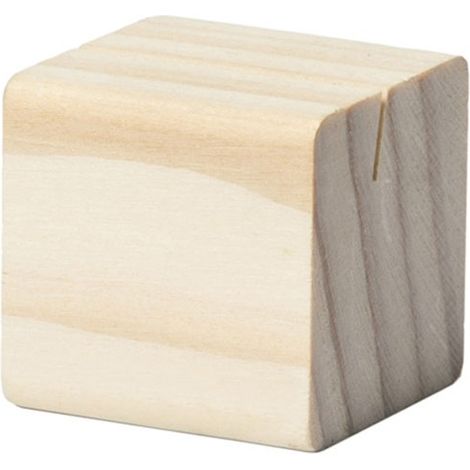 6 supports cube bois pour ardoise Tag (1/4)