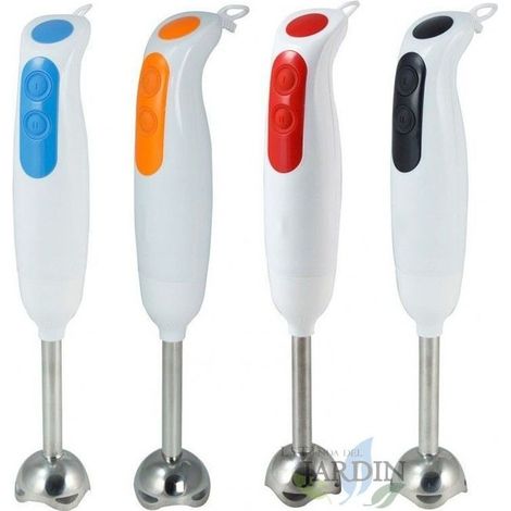 Mixeur Plongeant 500W, Mixeur Plongeur en Acier Inoxydable, 2 Vitesses, Facile pour Aliments