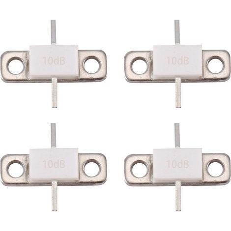 4 x 10 dB Dämpfungsglied, 100 W, geflanscht, 10 W, 10 dB, DC-3 GHz, 50 Ohm, vollständig geflanscht, niedriges Stehwellenverhältnis (1/5)