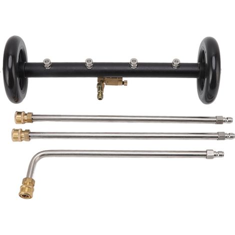 16in Under Car Washer Black with 1/4in Interface Undercarriage Cleaner Surface Cleaner for Cleaning Truck (1/5)