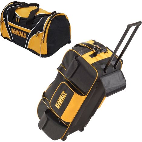 Dewalt DWST1-79210 Large Heavy Duty Tool Bag + Wheels + 18"" Carry Toolbag +Strap (1/5)