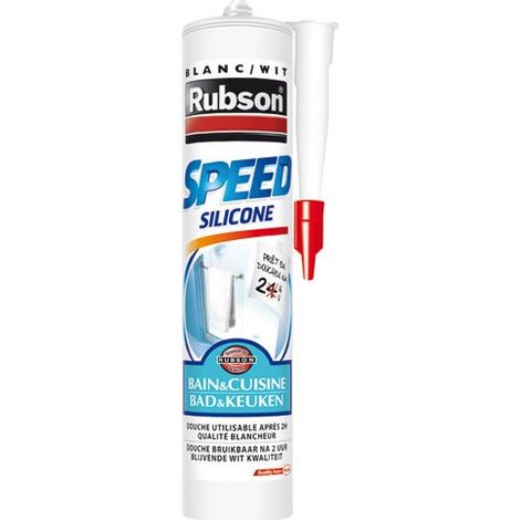 Rubson Masilla Sanitaria Silicona Blanca 280 ml