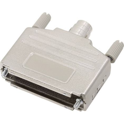 Capot SUB-D 25 pôles encitech DPPK-M-25-K 6260-0105-03 plastique, métallisé 180 ° argent 1 pc(s) X951091 (1/2)