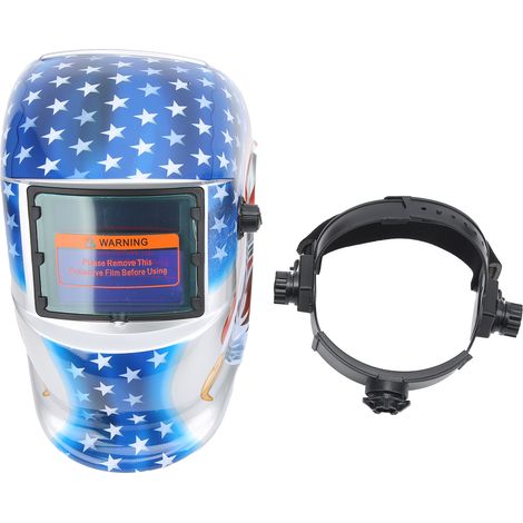 Casque de soudage électrique à énergie solaire auto-assombrissant, protection tête montée 20914 (1/5)