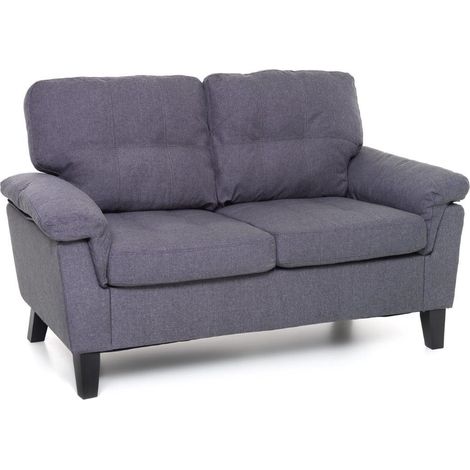 DIVANO DENVER IN TESSUTO DA 2 POSTI COLORE BLU 145X78X95H CM M0694-02 (1/2)