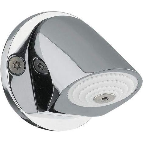 Idral – Pommeau de douche fixe 9033 – Antivandalisme – Laiton chromé – Débit 8 l/min – Pression 1-6 bar – Connexion 1/2''G (1/4)
