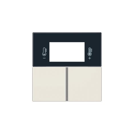 Jung Tastensatz, F40 Raumcontroller, Thermoplast, Serie LS, weiß LS 4093 TSA