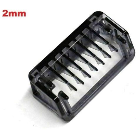 Pettine da 2 mm per tagliacapelli/trimmer Philips OneBlade QP2530 QP2531 QP2620 QP2630 QP2510 QP2520 QP2521 QP2522 422203626131 (1/5)