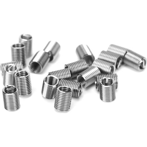 Lot de 100 inserts filetés mâles et femelles réducteurs pour écrous, outil de réparation, fixation en acier inoxydable M4x0,72,5D (1/5)