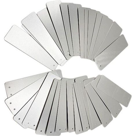 50 Stück Pflanzenetiketten aus Metall, doppelseitige Baumetiketten aus Aluminium für Pflanzen, Bäume, Außenschilder und Gewächshäuser