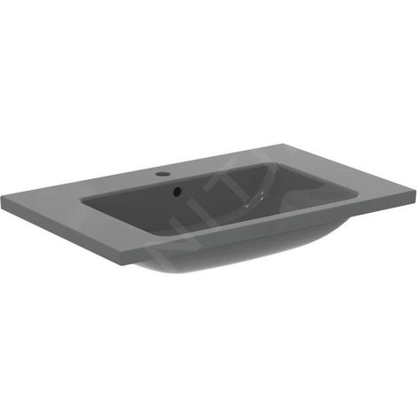 Meuble lavabo IS i.life B 1 tiroir avec évier 810x510x180mm Gris (1/5)