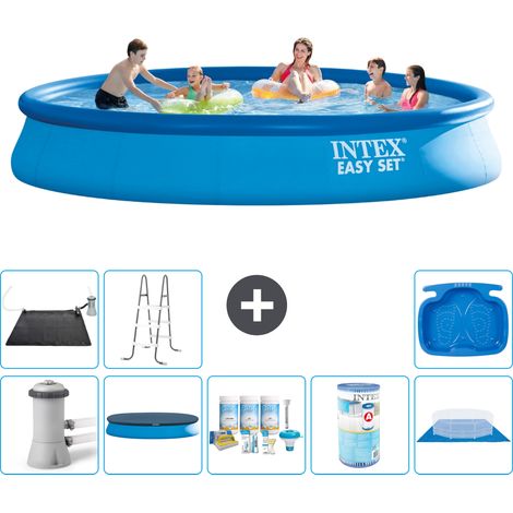 Intex Piscine Easy Set Ronde - 457x84 cm - 9-pièces S41207 (1/5)