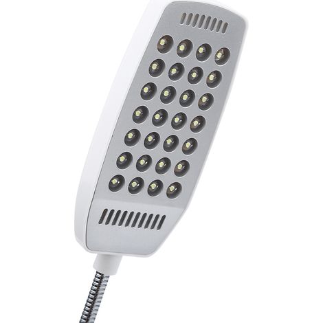 Lampe de lecture LED flexible 5V avec 28 lumières, mini USB, interrupteur, blanc - parfaite pour ordinateur (1/2)