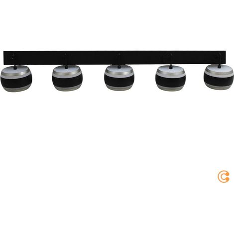 [NEUWERTIG] B-Ware Paul Neuhaus PURE LED Hängelampe Falling Rings schwarz Fernbedienung 101 cm 5flg (1/2)