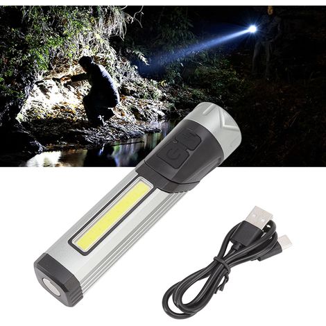 Hochleistungsfähige, tragbare Outdoor-Taschenlampe, drehbare und faltbare LED-Arbeitsleuchte, magnetische COB-Reparaturleuchte. (1/5)