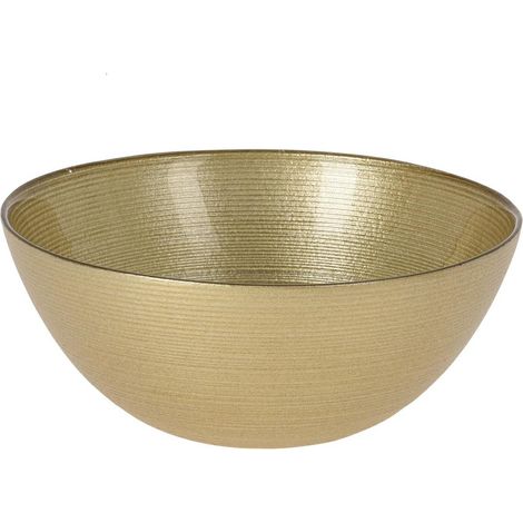 Ciotola in vetro dorato per snack, 15 cm (1/3)