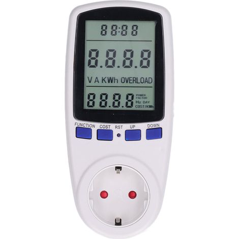 Multifunktionales digitales Spannungs- und Strommessgerät mit EU-Stecker (230 V Wechselstrom) (1/5)