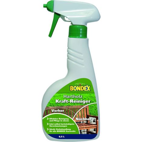 Bondex Hartholz Kraft Reiniger Farblos 0,50 l - 329628 (1/2)