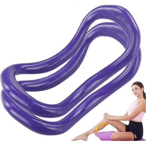 Anneaux de Pilates (lot de 2) - Outil d'entraînement et d'étirement pour les cuisses, le ventre et les jambes (1/5)