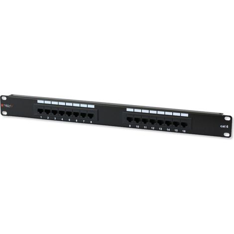 Techly Professional Pannello Patch UTP 16 Posti RJ45 Cat.6 Techly (1/4)