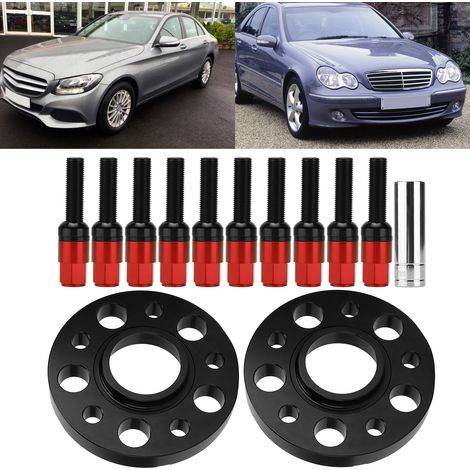 Mercedes-Benz 20-mm-Spurverbreiterungssatz (07704-20(2)) (Schaumstoff für späteren Versand hinzugefügt) Rot (1/5)