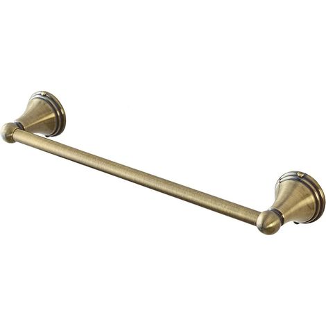 Porta asciugamani da muro 40 cm finitura bronzo kit di fissaggio incluso Iris (1/2)