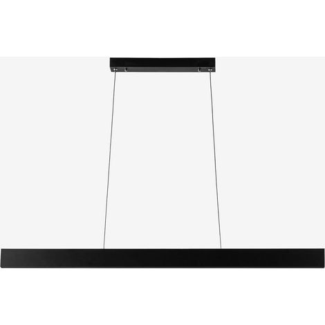 Plafonnier LED linéaire en aluminium (120 cm) Astley SKLUM Noir