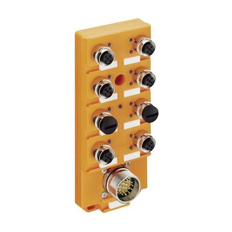 Lumberg Automation ASBSV 8/LED 5 11138 Scatola sensore attuatore passiva Distributore M12 con filettatura in metallo 1