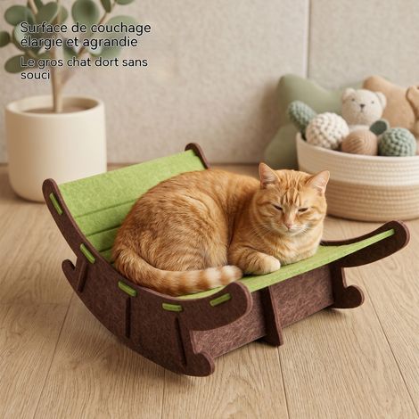 Chaise de repos pour chat, chaise souple et respirante pour chat (1/3)