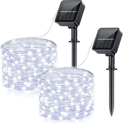 Guirlande lumineuse - ZGEER - 15M - 150 LED - Solaire - Imperméable - 8 Modes (1/4)