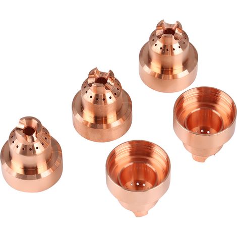 Lot de 5 capuchons de protection plasma pour consommables de chalumeau de découpe MAX65/85/105 220818 (1/5)