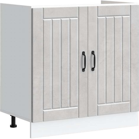 Mueble bajo fregadero Lucca madera reconstituida vidaXL (1/5)