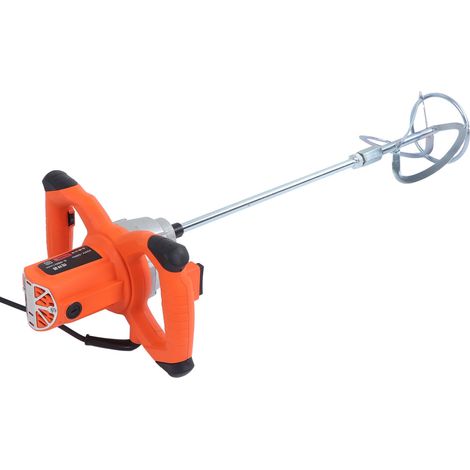 Malaxeur à ciment électrique portatif 0-980 tr/min 2100W perceuse mélangeuse pour peinture plâtre prise CN 220V (1/5)
