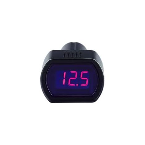 Digitales Kfz-Voltmeter 12V/24V – Batterietester mit LED-Anzeige, Zigarettenanzünderanschluss, tragbarer Kfz-Monitor für Pkw, Lkw und SUVs – (1/5)