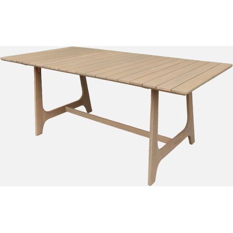 Tavolo da giardino in legno di acacia 8 posti, 180cm