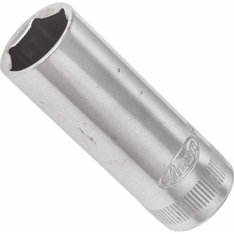 VIGOR Innenvierkant Antrieb 6,3 = 1/4 Zoll Steckschlüssel-Einsatz, lang Außensechskant-Profil V2701N ∙ Vierkant hohl 6,3 mm (1/4 Zoll) ∙ Außen-Sechskant Profil ∙ 13 ∙ Gesamtlänge: 50 mm (1/4)