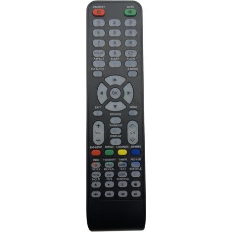 Infrarot-Fernbedienung, ABS-kompatibel mit Schneider LD32-SCA05HB, LD40-SCN06FHB, LED43-SCP200K, keine Programmierung erforderlich, Wohnzimmer (1/5)