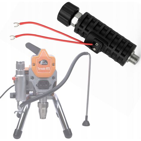 Valvola di Regolazione Pressione Tornado RT2 – 22 MPa  Compatibile con Spruzzatore Rosfix Tornado RT2  Montaggio Filettato, Controllo Elettronico