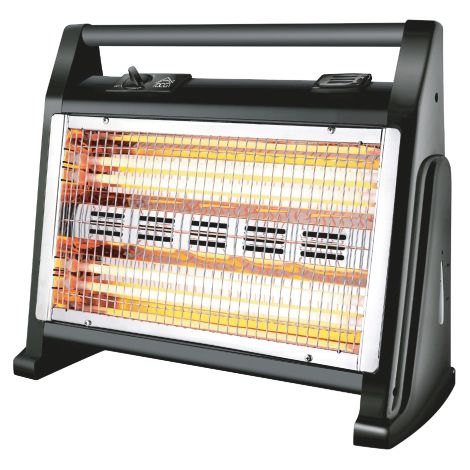 DCG Eltronic SA9524 Elektrische Raumheizung Weiß 1600 W Elektrischer Quarz-Raumheizer
